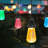 Tenia 20 LED 60 FT Outdoor String Lights with Vintage Shatterproof Bulbs Multicolour