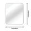 Miroir de salle de bain rectangulaire argenté 30 x 36 avec film incassable et cadre antirouille-1838998602-1838998645