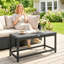 Rectangular Metal Outdoor Coffee Table , 80cm cm W 40cm cm D
