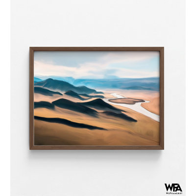 Prairie par Ann Bailey, impression d'affiche Dunes, paysage mural paysage aride, désert moderne, art mural, entrée énorme