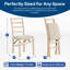  Ensemble de 2 chaises pliantes rembourrées Shaker