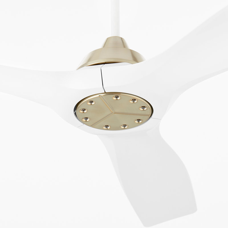Kesslyn 52'' Ceiling Fan with LED Lights, White