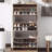 3-Drawer Shoe Storage Cabinet, 3-Tier Wood Shoe Rack Storage Organizer