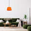 Traditional Linen Fabric Drum Shade for Pendant & Lampshade-1352700286-1352700238