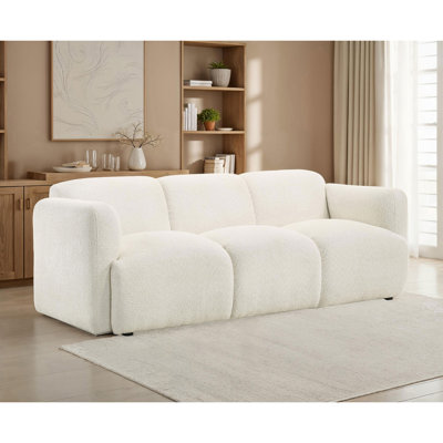 Stewart White Sofa