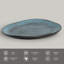 Oval Dinner Plate Stoneware 12.2" Night Sky