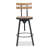 Abbot Swivel Adjustable Height Counter Stool with Metal Frame
