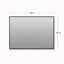Ensemble de vanité suspendue noire de 61 cm (24 po) avec lavabo intégré et miroir de salle de bain de 61 x 81 cm (24 x 32 po).-157112937-157112938