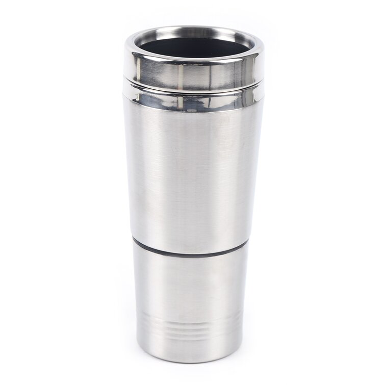 Prep & Savour Allysa Car Heating Water Cup Stainless Steel Travel