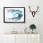 Surfing the Wave in Abstract - Picture Frame Painting Print on MDF-55616792-55616793