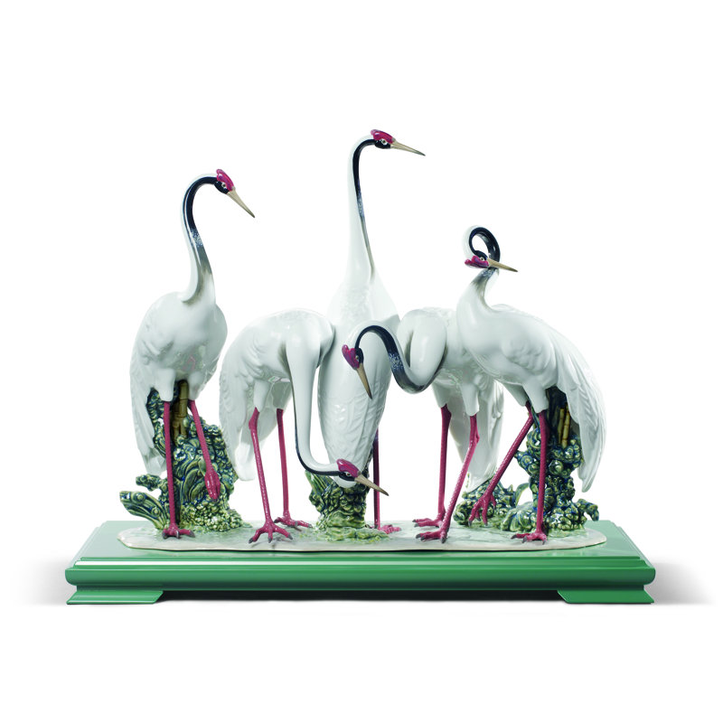 Flock of Cranes Figurine