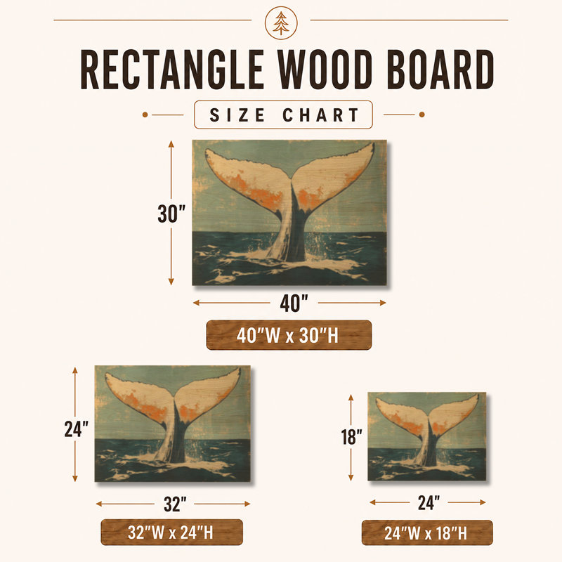 Amayas I - Art mural en bois naturel, H 18 po x l 24 po, Rectangulaire