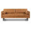 Napa 88.5'' Full-Grain Genuine Italian Leather Sofa-899667849