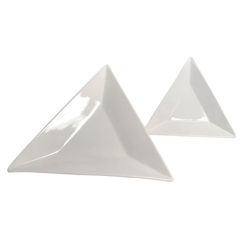 Ensemble de plateaux triangulaires