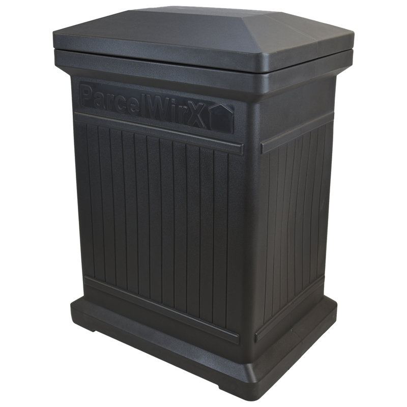 Graphite Vertical Plastic Package Delivery Box