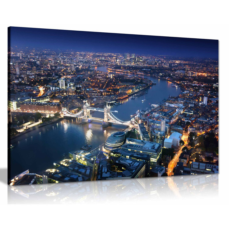 London Skyline - Wrapped Canvas Print, 41cm H x 61cm W
