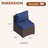 4 -Person Rattan Patio Safo With Cushions-552961615-552961613
