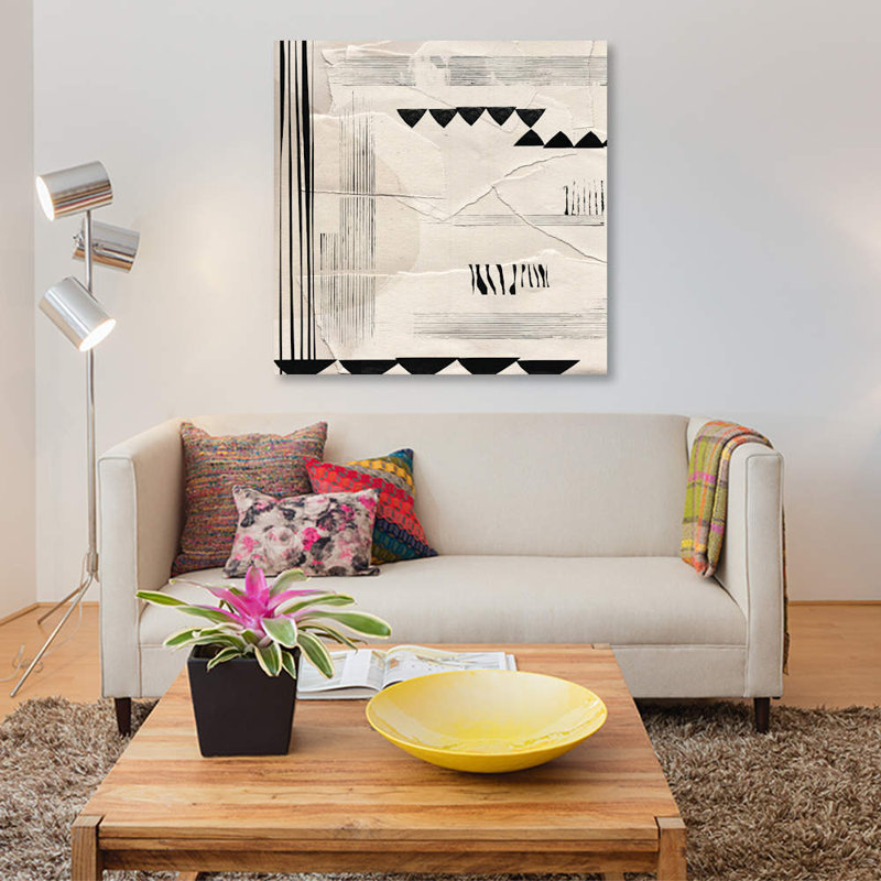 « layers », impression sur toile, H 12 po x l 12 po x P 0,75 po, Toile tendue