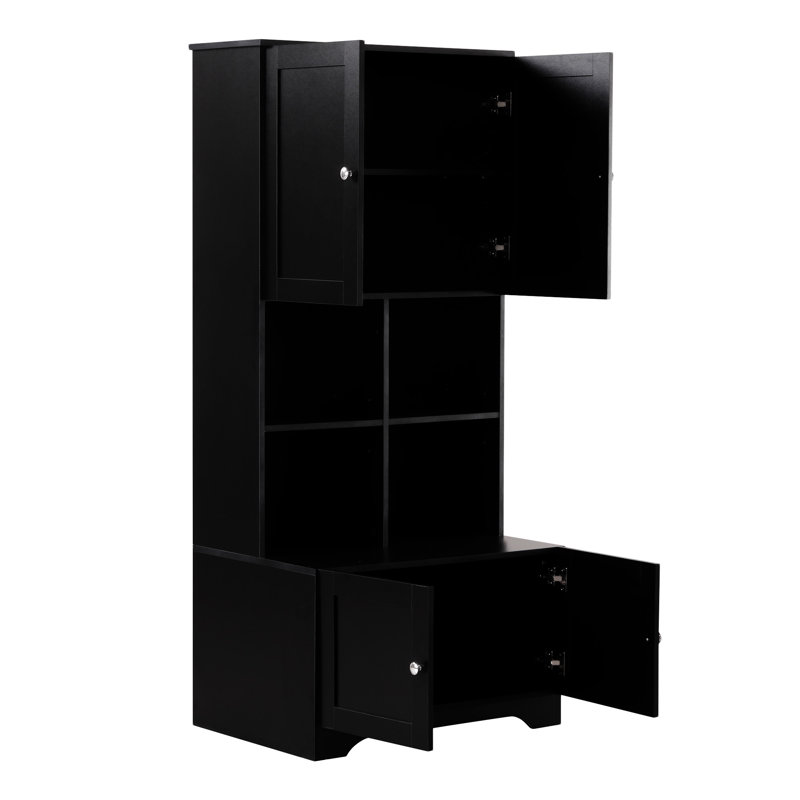 Armoire de rangement haute et large pour salle de bain