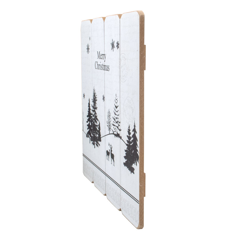 Panneau mural en bois 16 po