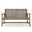 HAMPTON WOOD + WICKER LOVESEAT