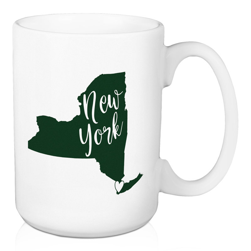 Grande tasse à café new york state Frese, Vert
