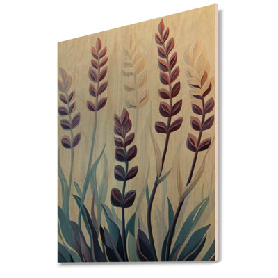 Lavender from Provence - Botanical Wooden Arched Wall Decor