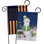 Drapeau de jardin à 2 faces en polyester / mélange de polyester 19 x 13 po
