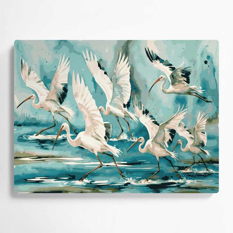 Oiseaux, oiseau blanc, beige, art mural en métal, H 11 po x l 14 po