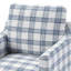 Fauteuil d'appoint pivotant à rayures 32,28 po-1152895768