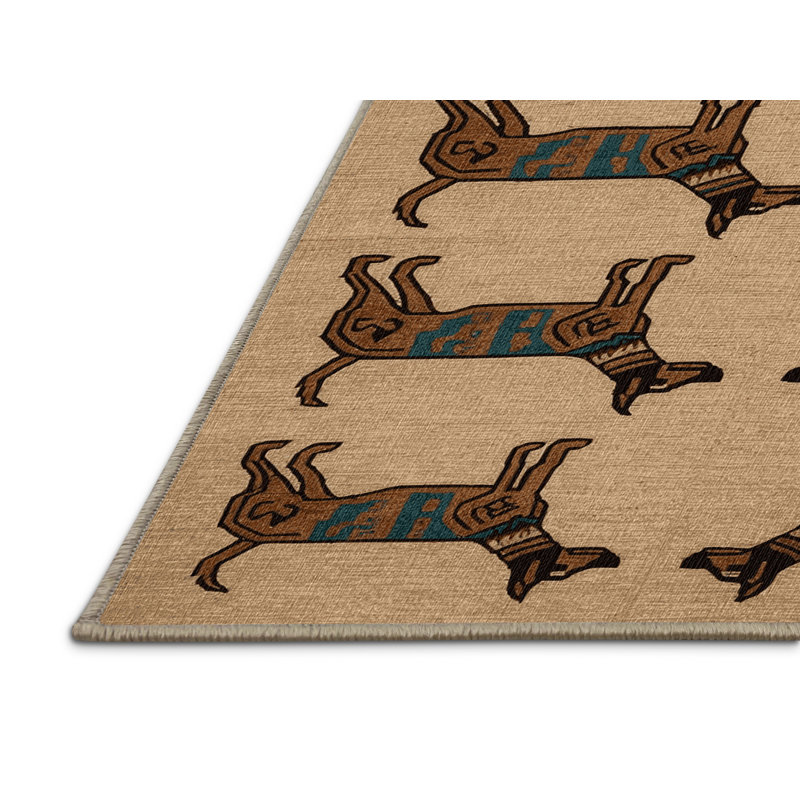 Washable Xoloitzcuintli Dogs Area Rug, Runner 2' x 4'