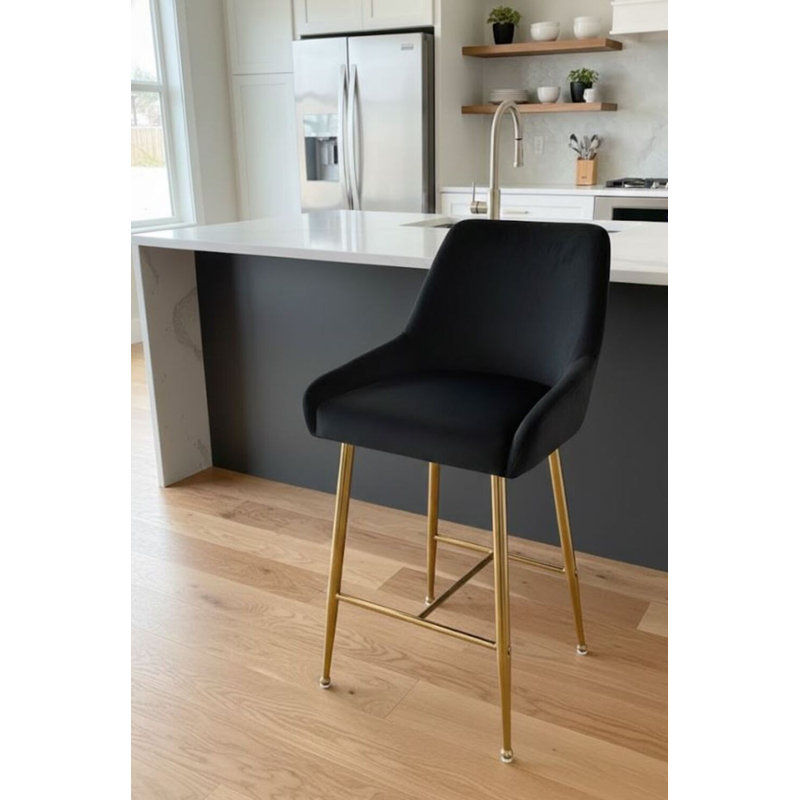 Tabouret Harley, Noir
