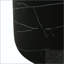 Table d'appoint cylindrique MGO avec finition en marbre noir