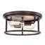 Plafonnier encastré 11,75 "2 lumières Gopi