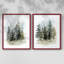 Impression encadrée Washy Treeline I-Premium - prête à être accrochée - aucun clou requis - aucun clou requis-1881254878-1881254868