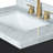 Tidworth 30'' Solid Wood Single Bathroom Vanity with 1.5'' Carrara Marble Top-1291830951-1291830944