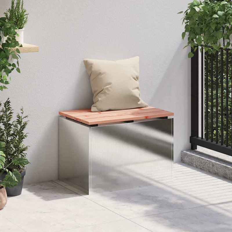 Stainless Steel Outdoor Bench