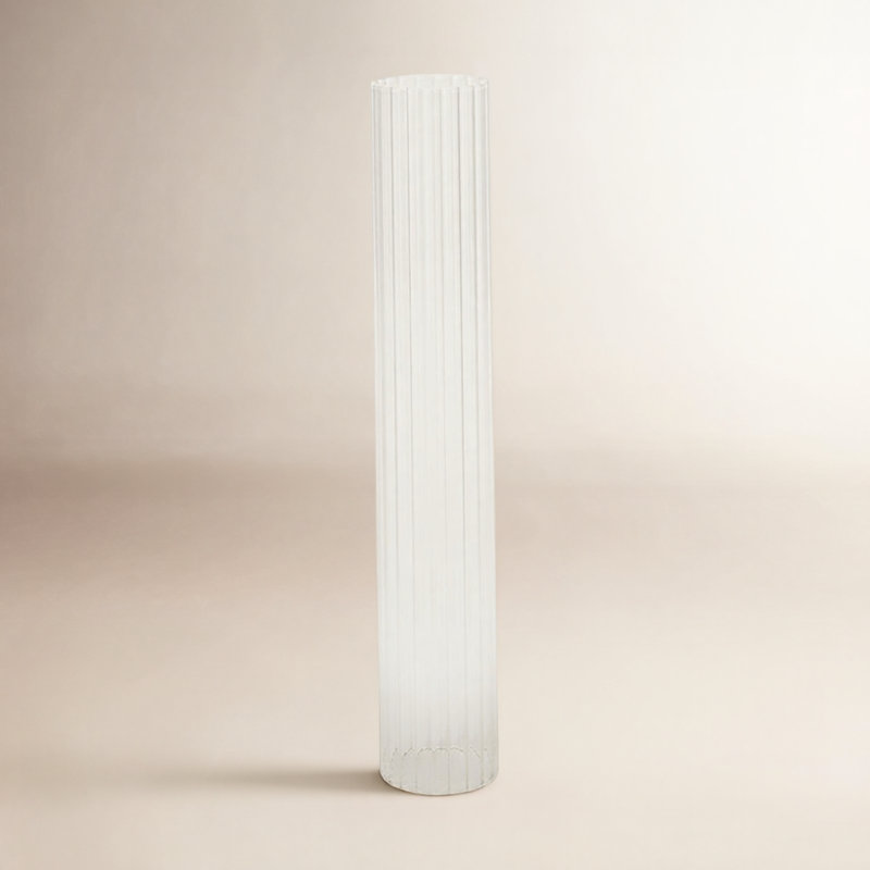  Daphnee Optic Glass Sleeve , 14.75" H x 2.5" W x 2.5" D