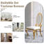 Chaise d'appoint rembourrée en argent Damarae-1945969394-1945969357