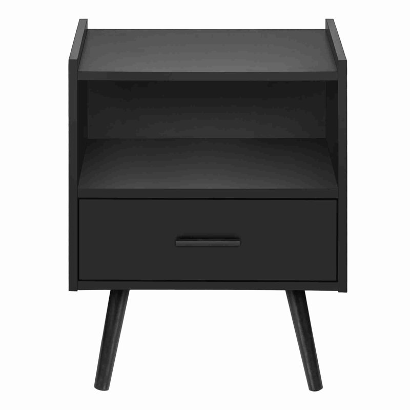 Table de bout moderne minimaliste, Noir