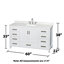 Sheffield 60" Bathroom Vanity Set with 58" Mirror-59388323-59388324-134229459