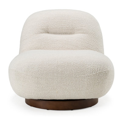 Chastie Upholstered Swivel Accent Chair