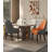 Modern And Simple Solid Wood Beech Silicone Leather Backrest Dining Chair