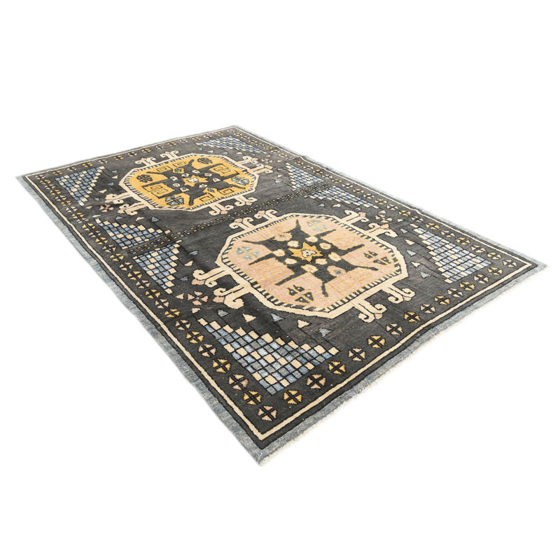 Tapis gris 6x9 Pham