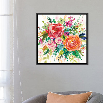 « brillante bouquet i », impression sur toile