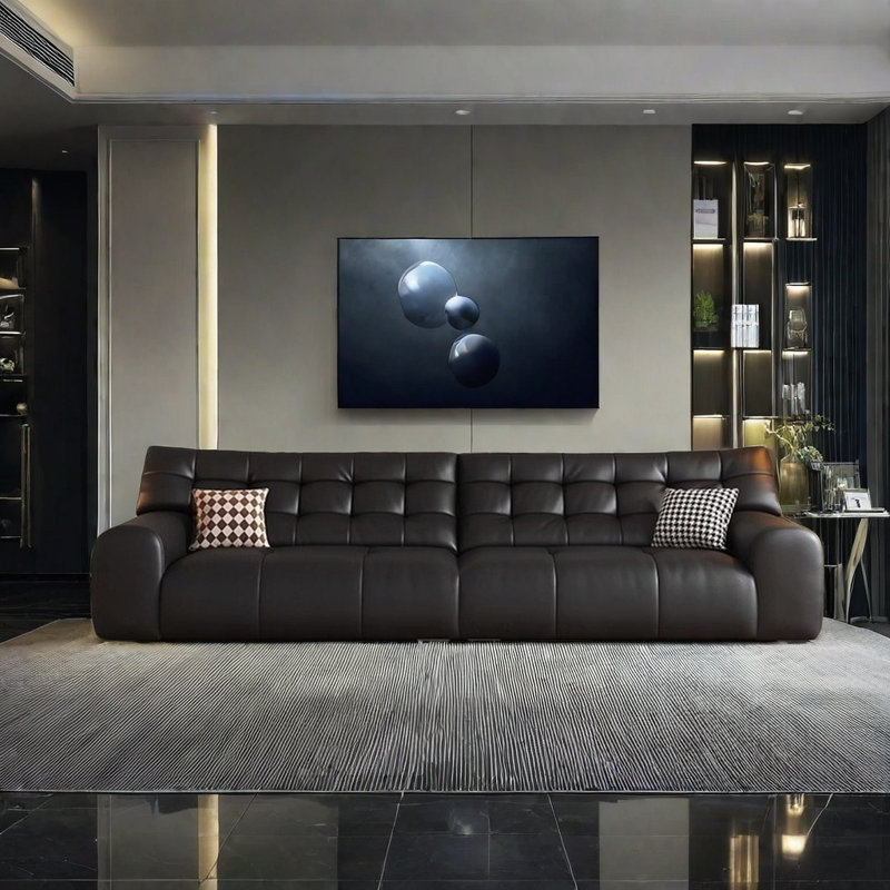 Canapé Minimalist, H 37,8 po x l 133,86 po x P 39,37 po, 4