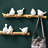 Ruffus Rustic Polyresin Bird & Branch Coat Rack, 4-Hook Design