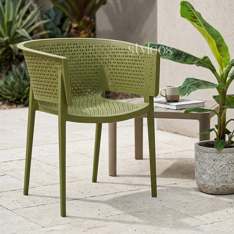 Upholstered Dining Chair, Green