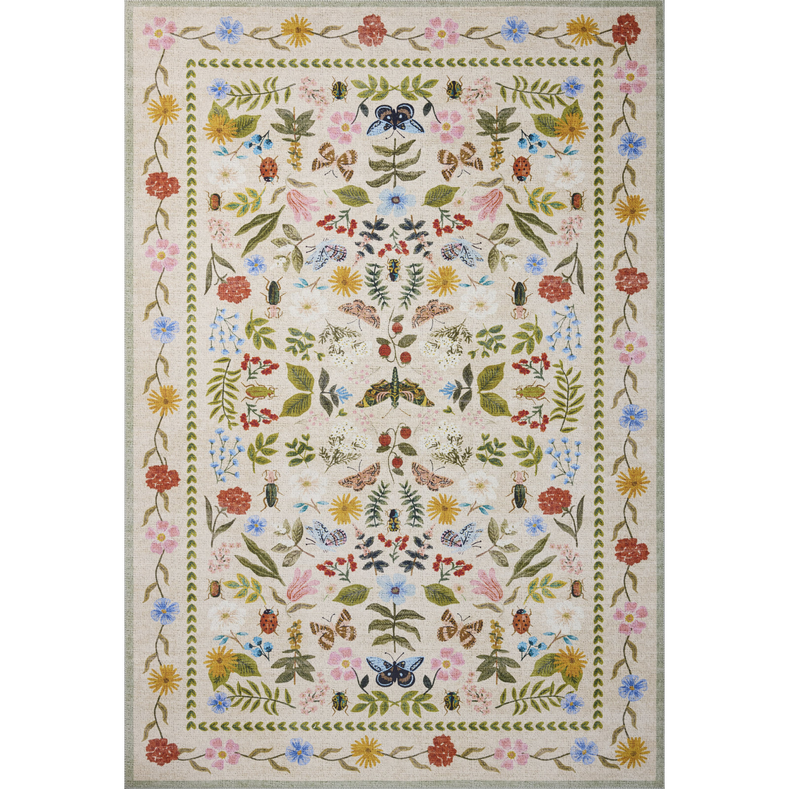 Canopy Cream Area Rug, Rectangle 2'3" x 3'9"