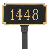 Madison 1-Line Lawn Address Sign